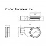 Трап душевой Pestan Confluo Frameless Line Трап душевой Pestan Confluo Frameless Line